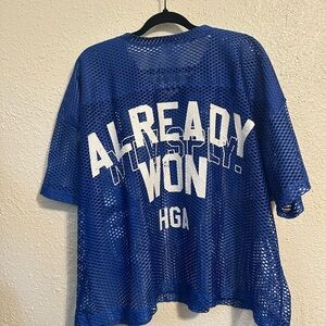 Native Supply 3XL Blue Mesh Graphic Jersey (Never Opened)